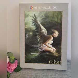 Rare HEYE Elixir Melanie Delon Forest‎ 1000 piece Jigsaw Puzzle Fairy 2010